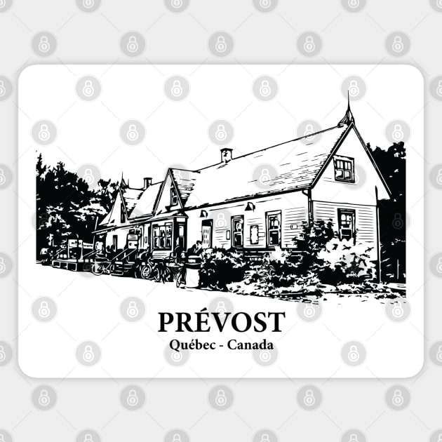 Prévost - Québec Magnet by Lakeric